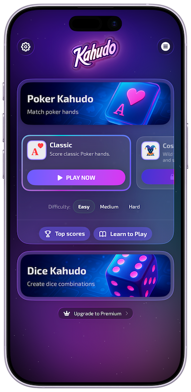 Kahudo Game Mode Selector